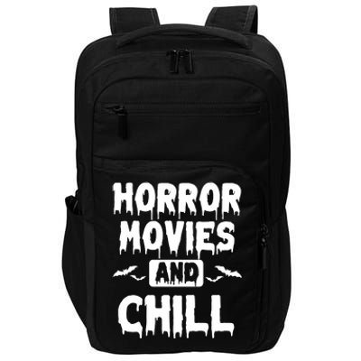 Horror Movies And Chill Impact Tech Backpack