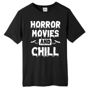 Horror Movies And Chill Tall Fusion ChromaSoft Performance T-Shirt