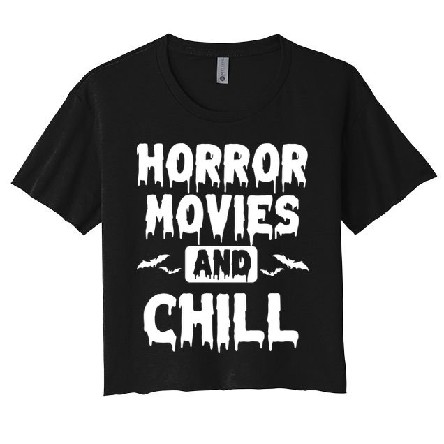 Horror Movies And Chill Crop Top