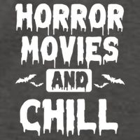 Horror Movies And Chill Vector Backpack