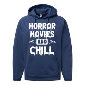 Horror Movies And Chill Performance Fleece Hoodie