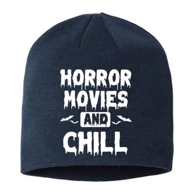 Horror Movies And Chill Sustainable Beanie