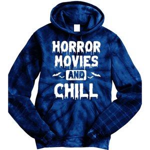 Horror Movies And Chill Tie Dye Hoodie