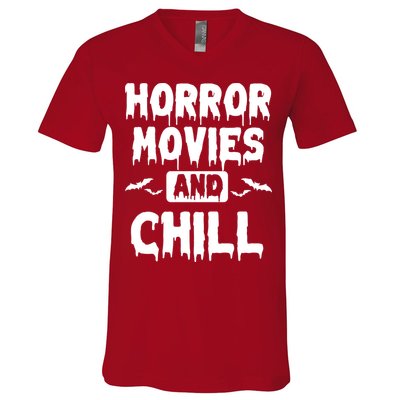 Horror Movies And Chill V-Neck T-Shirt