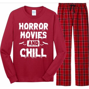 Horror Movies And Chill Long Sleeve Pajama Set