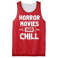 Horror Movies And Chill Mesh Reversible Basketball Jersey Tank