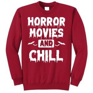 Horror Movies And Chill Tall Sweatshirt