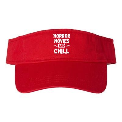 Horror Movies And Chill Valucap Bio-Washed Visor