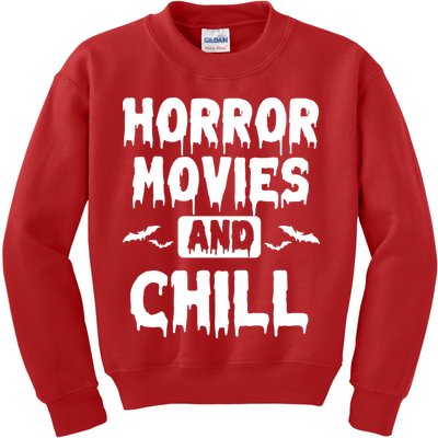 Horror Movies And Chill Kids Sweatshirt