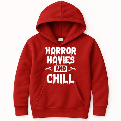 Horror Movies And Chill Kids Hoodie