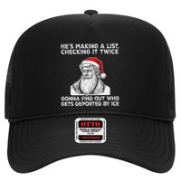 HeS Making A List Checking It Twice Gonna Find Out Who Gets Trucker Hat