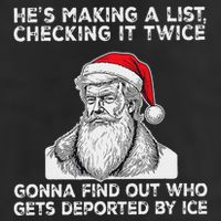 HeS Making A List Checking It Twice Gonna Find Out Who Gets Trucker Hat
