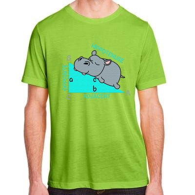 Hippo Math Analytical Funny Sarcasm Humor Teacher Adult ChromaSoft Performance T-Shirt