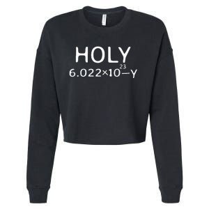 Holy Moley Avogadro Mole Carbon Chemistry Cropped Pullover Crew