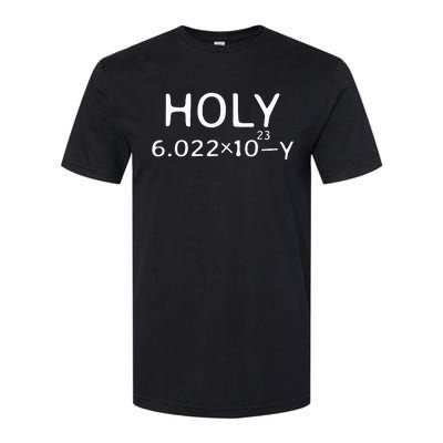 Holy Moley Avogadro Mole Carbon Chemistry Softstyle CVC T-Shirt