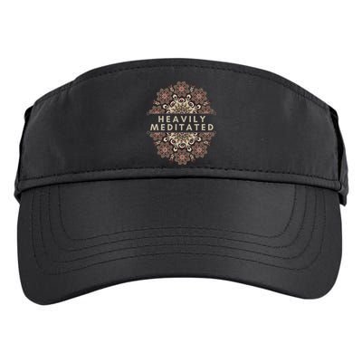 Heavily Meditated Antique Mandala Design For Yoga Lovers Adult Drive Performance Visor
