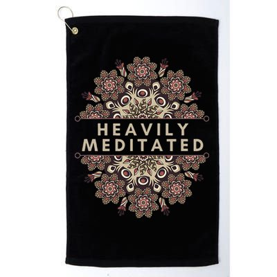 Heavily Meditated Antique Mandala Design For Yoga Lovers Golf Towel