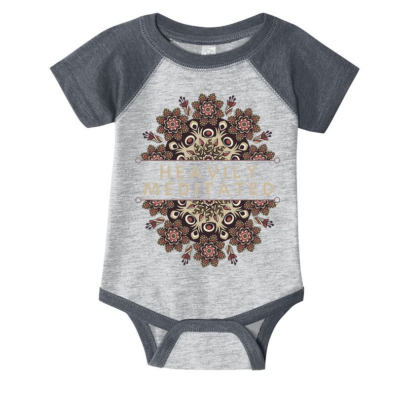 Heavily Meditated Antique Mandala Design For Yoga Lovers Infant Baby Jersey Bodysuit