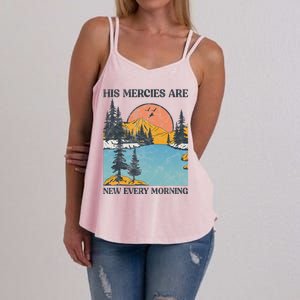 His Mercies Are New Every Morning Bible Verse Christian Women's Strappy Tank