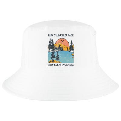 His Mercies Are New Every Morning Bible Verse Christian Cool Comfort Performance Bucket Hat