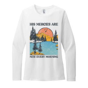 His Mercies Are New Every Morning Bible Verse Christian Womens CVC Long Sleeve Shirt