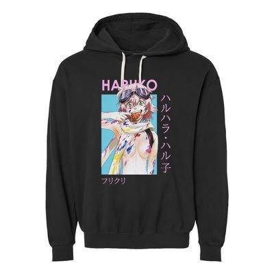 Haruko Messy Art Garment-Dyed Fleece Hoodie