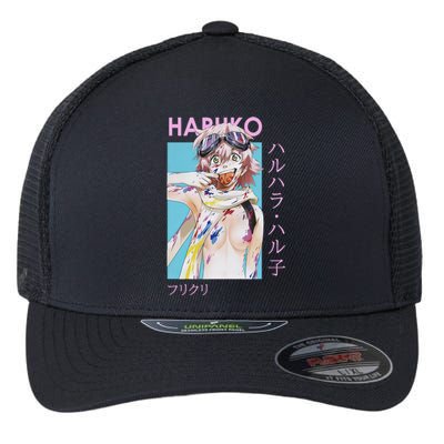 Haruko Messy Art Flexfit Unipanel Trucker Cap