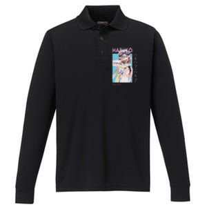 Haruko Messy Art Performance Long Sleeve Polo