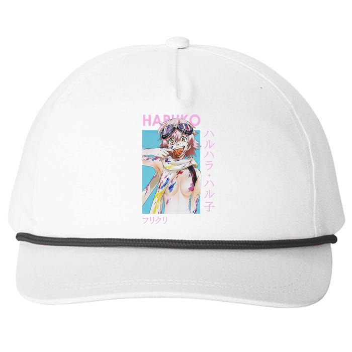 Haruko Messy Art Snapback Five-Panel Rope Hat