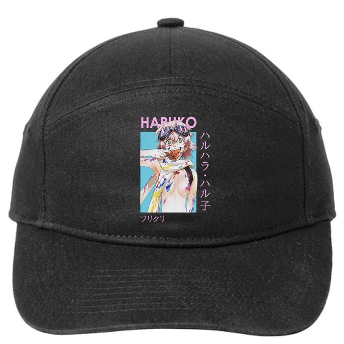 Haruko Messy Art 7-Panel Snapback Hat