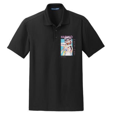 Haruko Messy Art Dry Zone Grid Polo