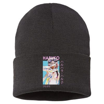 Haruko Messy Art Sustainable Knit Beanie