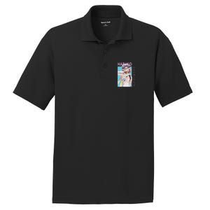 Haruko Messy Art PosiCharge RacerMesh Polo