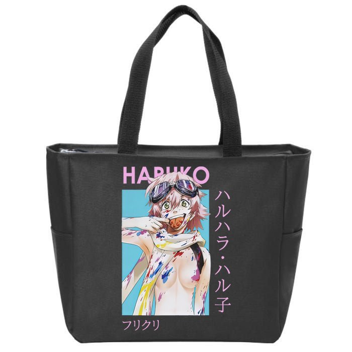 Haruko Messy Art Zip Tote Bag