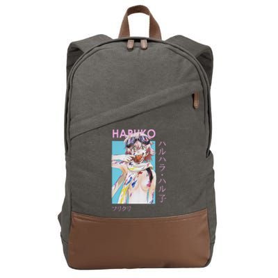 Haruko Messy Art Cotton Canvas Backpack