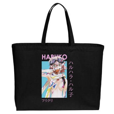 Haruko Messy Art Cotton Canvas Jumbo Tote