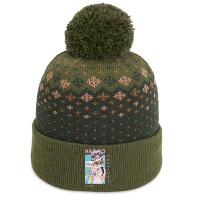 Haruko Messy Art The Baniff Cuffed Pom Beanie