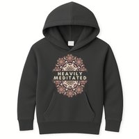 Heavily Meditated Antique Mandala Design For Yoga Lovers Kids Hoodie