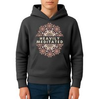 Heavily Meditated Antique Mandala Design For Yoga Lovers Kids Hoodie