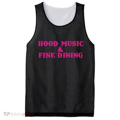 Hood Music And Fine Dining Pink Apparel Mesh Reversible Basketball Jersey Tank