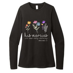 his mercies are new every morning Bible verse Quotes Womens CVC Long Sleeve Shirt