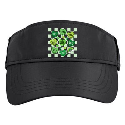 Health Matters Awareness Heart Green Ribbon Mental Adult Drive Performance Visor