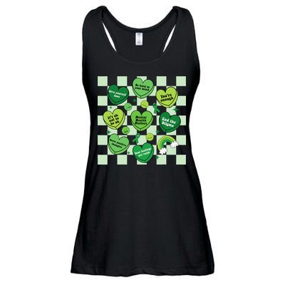 Health Matters Awareness Heart Green Ribbon Mental Ladies Essential Flowy Tank