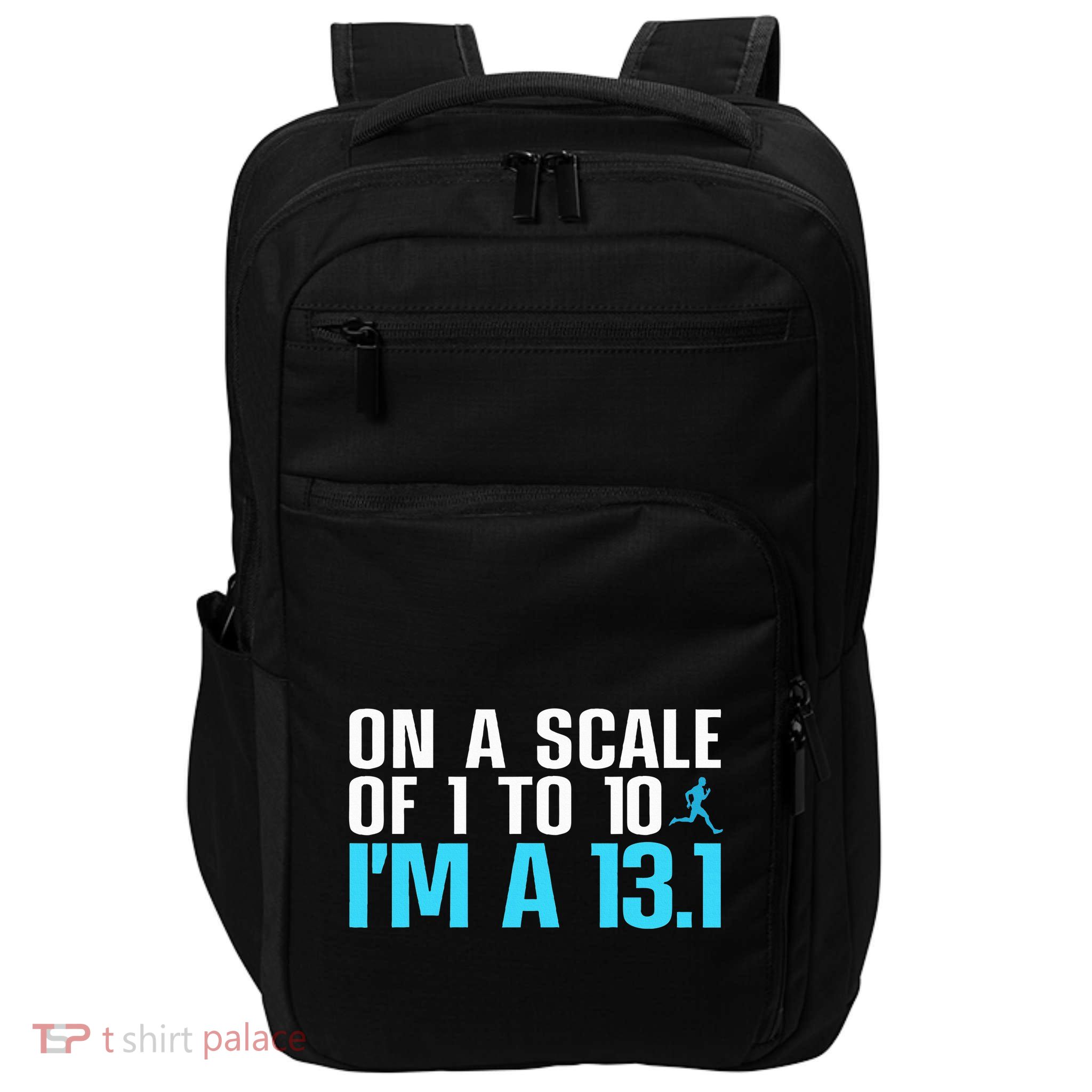 Half Marathon Art Half Marathon Finisher Impact Tech Backpack