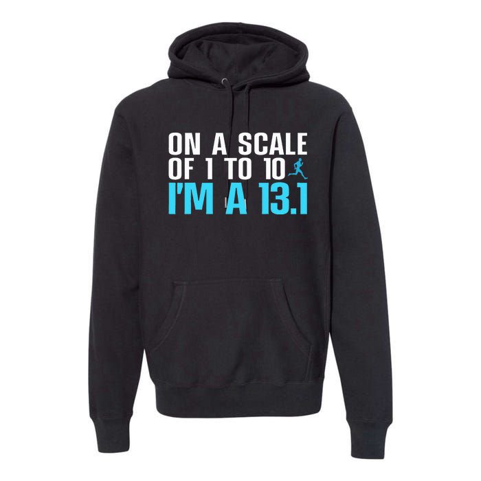 Half Marathon Art Half Marathon Finisher Premium Hoodie