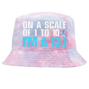 Half Marathon Art Half Marathon Finisher Tie-Dyed Bucket Hat