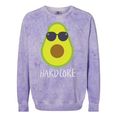 Hardcore Mexican Avocado Gangster Colorblast Crewneck Sweatshirt