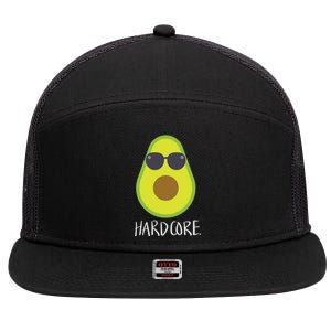 Hardcore Mexican Avocado Gangster 7 Panel Mesh Trucker Snapback Hat