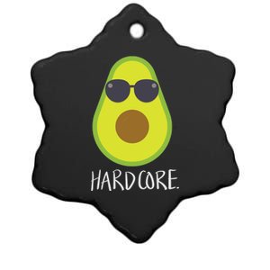 Hardcore Mexican Avocado Gangster Ceramic Star Ornament