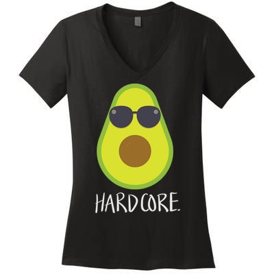 Hardcore Mexican Avocado Gangster Women's V-Neck T-Shirt